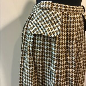 Vintage Wool Midi Skirt
